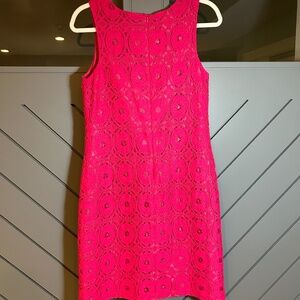 Women's Pink Lace Dress Size 8